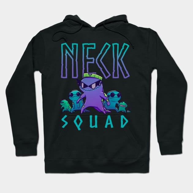 Neck Squad! Hoodie by Susto